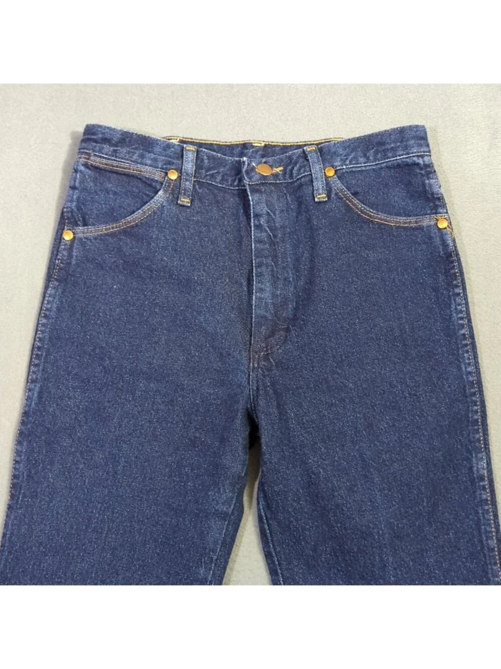 Wrangler VTG USA Jeans Men's 31x34 Fits 29x33 Blue 937STR Slim Fit Cowboy Rodeo